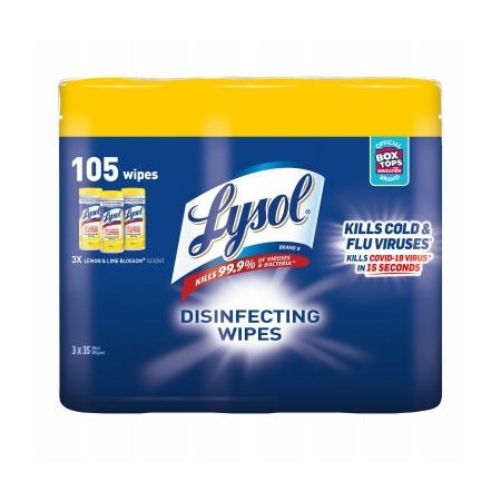 Reckitt Benckiser 3PK 35CT Lysol Wipes 1920082159
