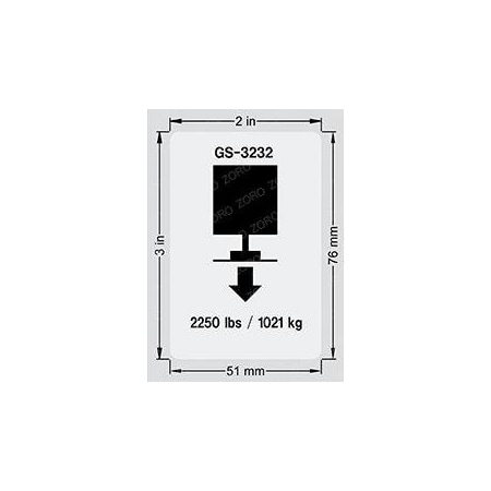 Jlg REPLACEMENT DECAL, MAX CAP 272 KG 133531
