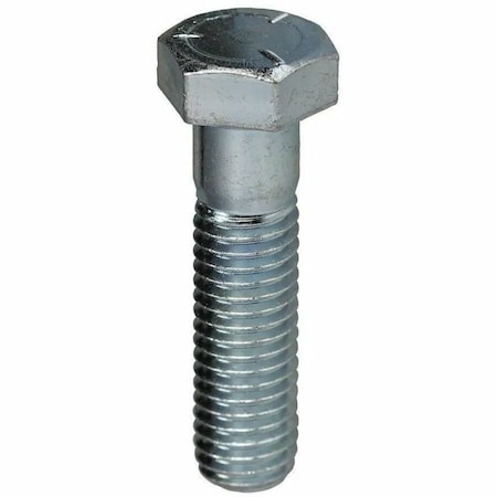 Dottie Grade 5, 1/2"-13 Hex Head Cap Screw, Zinc Plated Steel, 2-1/2 in L, 50 PK 5MB12212