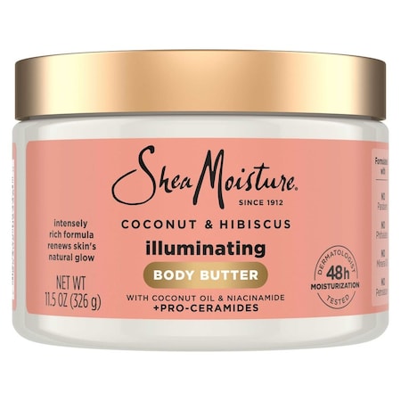 Shea Moisture Coconut and Hibiscus Illuminating Body Butter, 11.5 Ounce, 12PK 62754306