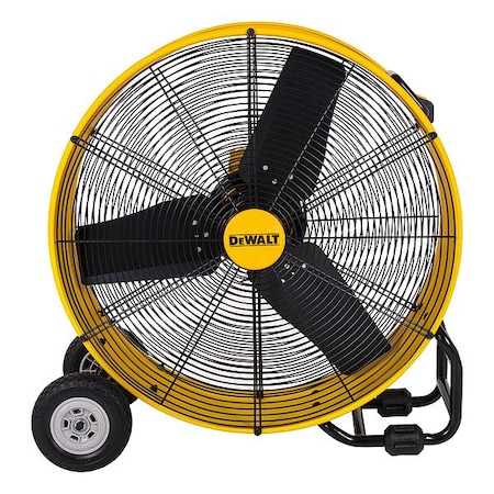 Dewalt CirculatingFan, 30inDia, Yellow, Mobile DXF3080
