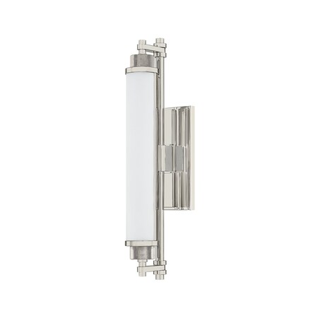 Hudson Valley Lighting Plandome 18 in. Integrated LED Bath and Vanity in Polished Nickel 4718-PN
