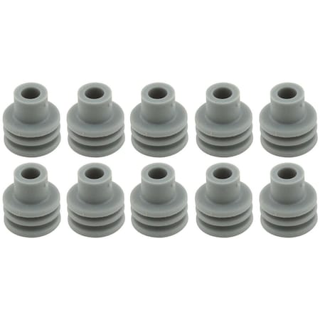 Powerhouse Weather Pack Connector 16-14 Gauge Seals, Gray, 10PK PO2464733