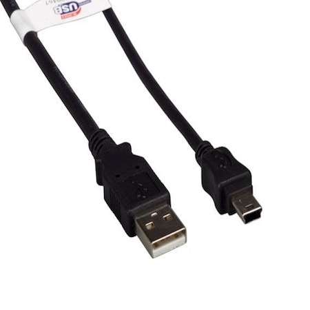 Sanoxy 6ft USB2.0 A Male to Mini-B 5-pin Male Cable SNX-CBL-LDR-U2105-1106