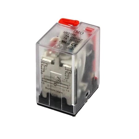 Imo Automation General Purpose Power Relay 2PCO, 7A, 120VAC, up to 1.8VA HY21PN120AC