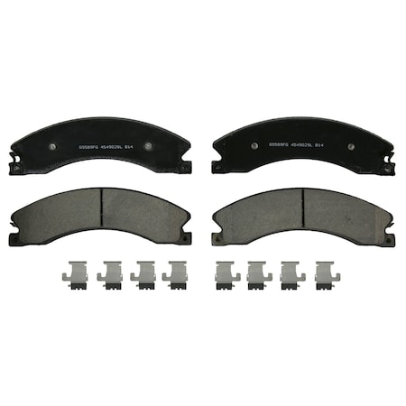 Wagner Brake QuickStop Front; Rear Disc Brake Pad Set Ceramic,  ZD1411