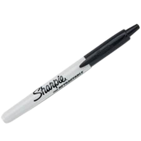 Sharpie Marker Permnt Fine Pt Rtrc Blk 32724