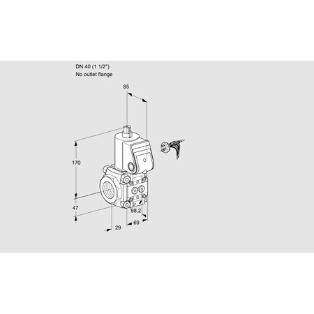 Honeywell Kromschroder VAS240/-R/NW KS88007627