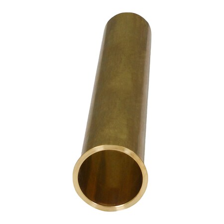 Everflow Flanged Sink Tailpiece for Tubular Drain Applications, 22GA Brass 1-1/2"x24" 22324