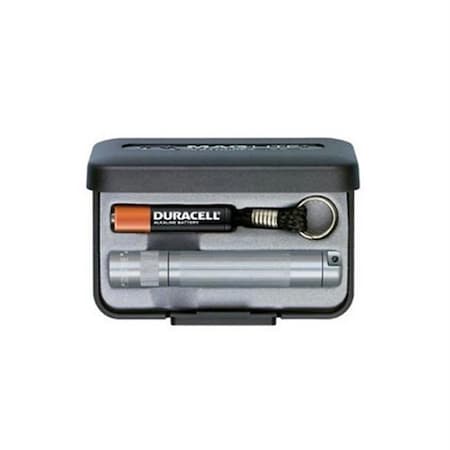 Maglite Mag-Lite Solitaire Pres Box Gray Pewter K3A092