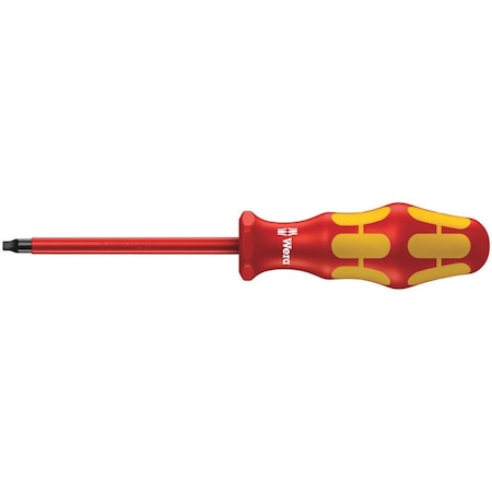 Wera 168 i VDE Insulated screwdriver for square socket head screws, # 2 x 100 mm 5004781001