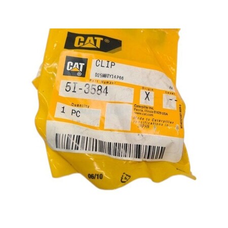 Caterpillar CLIP, CATERPILLAR OEM 5I3584 5I3584