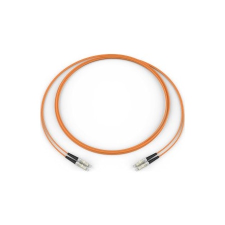 Corning Fiber Optic Jumper, 2 fiber, LC Duplex to LC Duplex, Zipcord Tight-Buffer 050502K5120001M