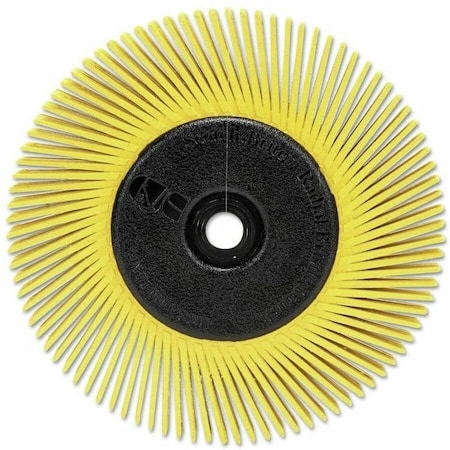 3M Scotch-Brite Radial Bristle Brush 6 x 1/2 x 1 Ceramic 80 Grit 7100138291