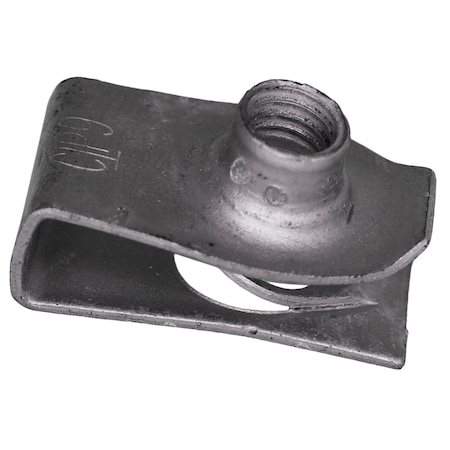 Auveco Extruded U-Nut M6-1.0 Screw Size, 25PK 12666