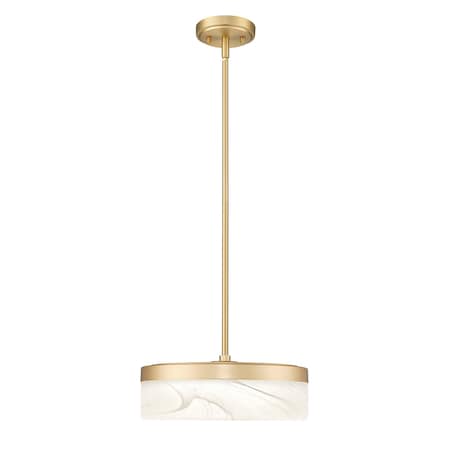 Z-Lite Renaud Modern Gold 1 Light Pendant 827P13-MGLD-LED