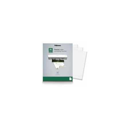 Fellowes Letter-Size Thermal Laminating Pouches, Sheet Size Supported: Letter 8.50in W x 11in L, 10PK 5744501
