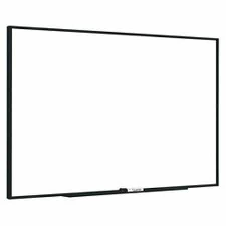 Quartet Dry Erase Board, Steel, 36 in, 48 in, Aluminum Frame, White, Gloss NA4836FB