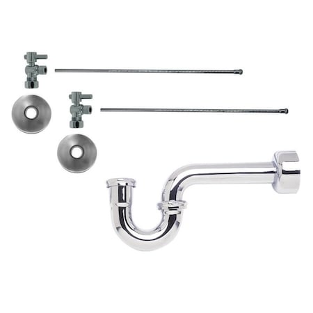 Mountain Plumbing Lavatory Kit - Mini Lever 1/4 Turn Valve (MT521) 1-1/4" in Satin Gold MT5431-NL/SG