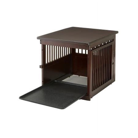 Richell Wooden End Table Crate Medium 94916