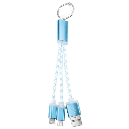 Hy-Ko Charging Cable Duo Key Ring KC636