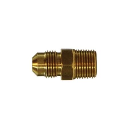Midland Industries ADAPTER 1/4IN MALE FLARE 1/4IN MALE NPTF 10256
