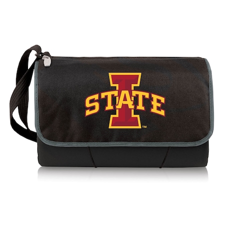 Picnic Time Family Of Brands NCAA Iowa State Cyclones Blanket Tote Outdoor Picnic Blanket - Beach Blanket 820-00-175-234-0
