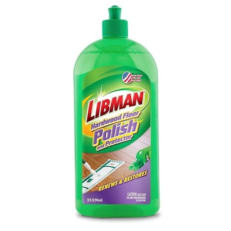 Libman Floor Polish, 32 oz, Bottle, Liquid, Acrylic, White 2067