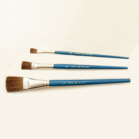 Mack Brushes Camel Hair Flats 49-3/8