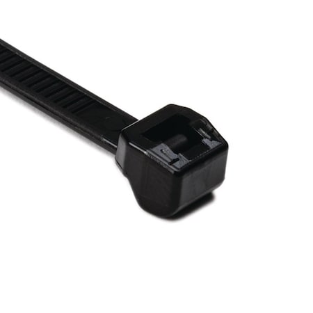 Hellerman Tyton Outside Serrated Cable Tie, 5.9" Long, 50lb Tensile Strength, PA66HS, Black, 1000PK 118-00110