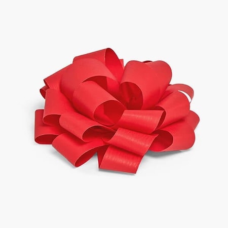 Nashville Wraps 3-1/2 Red Self Adhesive Textured Pom Gift Bows, 25PK 23TRE