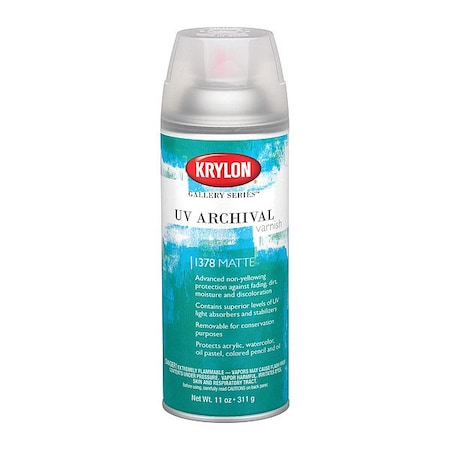 Krylon Spray Paint, Clear, 16 oz K01377000