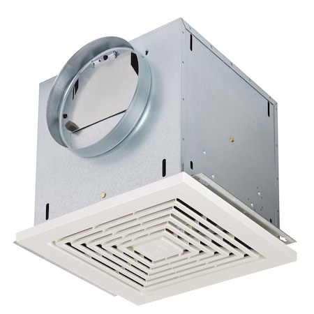 Broan-Nutone Commercial Fan, 120V AC, White Grille L150E