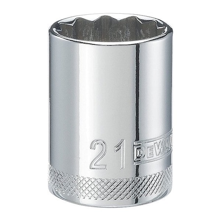 Dewalt Deep Socket, 1/2in, 12-Point, 21MM, DWMT74578OSP DWMT74578OSP