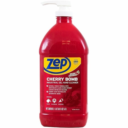 Zep Cherry Bomb Gel Hand Cleaner, Red ZPEZUCBHC484