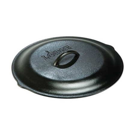 Lodge Cookware Cover, Cast Iron, Black, For: L10DSK3, L10SK3, L10CF3 Skillet, L10DO3, L10DOL3 Oven L10SC3
