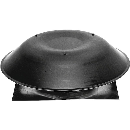 Lomanco LomanCool Static Vent, 20 in OAW, 144 sqin Net Free Ventilating Area, Aluminum, Black 135B