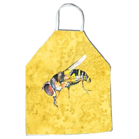 Carolines Treasures 27 H x 31 W in. Bee on Yellow Apron 8851APRON