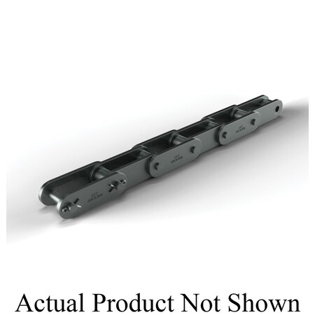 Hkk Chain HKK Double Pitch Riv Standard Conv, 50 ft OAL, 1.25P, .4 Dia x 3/8 W, .08 THK Plate, AS DC050R1B