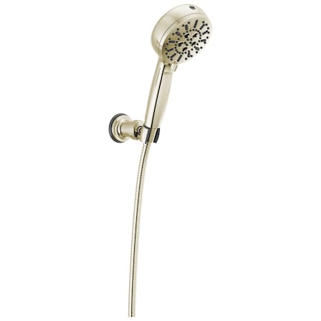 Delta Universal Showering Components 7-Setting Wall Mount Hand Shower With Cleaning Spray 55884-PN-PR
