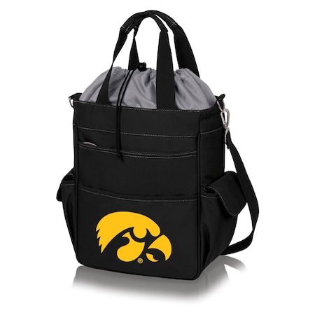 Picnic Time Family Of Brands NCAA Iowa Hawkeyes Activo Tote Cooler Bag - Soft Cooler Bag 614-00-175-224-0