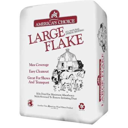 Americas Choice 8.0 Cu. ' Pine Large Flake Animal Bedding Stall Shavings 25504