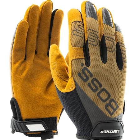 Boss Premium Pigskin Leather Palm with Mesh Fabric Back 120-ML1360T/S