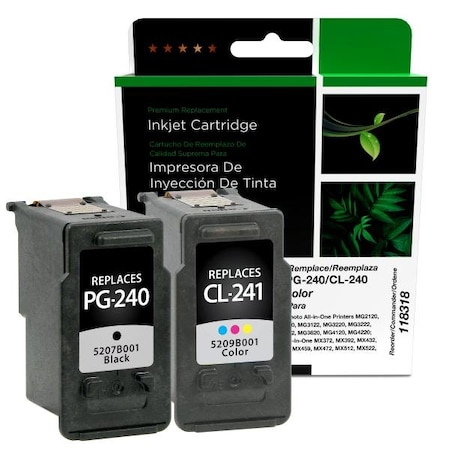Clover Imaging Group Imaging Remanufactured Black, Color Ink Cartridges, 2PK 118318