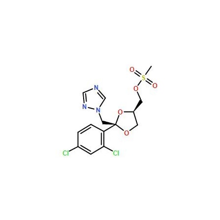 Ak Scientific cis-2-(2, 4-Dichlorophenyl)-2-(1H-1, 2, 4-triazol-1-ylmethyl)-1, 3-dioxolane-4-methanol methanesulfonat K116-5g