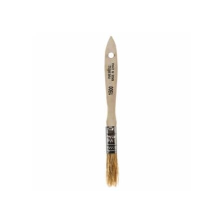 Linzer White Chinese Bristle Paint Brush, 1/4 in Thick x 1/2 in W, Wood Handle, 36PK 449-1500-1/2