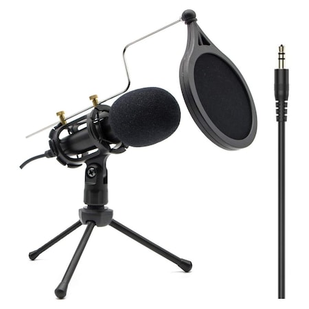 Sanoxy Condenser Recording Microphone 3.5mm Gaming WZ-165298917653