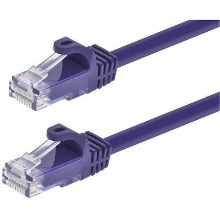 Monoprice Cat6 24Awg Utp D Cable_ 6-Inch Purple 11219