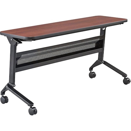 Safco Rectangle Flip-N-Go 18 x 60" Rectangular Training, 60 W, 18 L, 29 H, Laminate Top Top LF1860TSLCRM