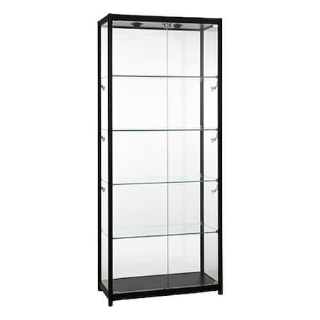 Specialty Store Services Display Case, 78 in H, 39 1/2 in W 3380BK